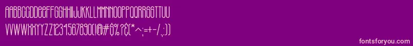 PHILBROOK Font – Pink Fonts on Purple Background
