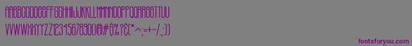 PHILBROOK Font – Purple Fonts on Gray Background