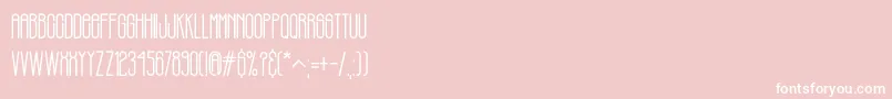 PHILBROOK Font – White Fonts on Pink Background