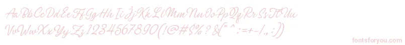 Philomena Script-Schriftart – Rosa Schriften