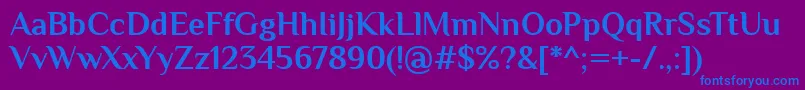 Подробнее о шрифте Philosopher Bold Шрифт Philosopher Bold – синие шрифты на фиолетовом фоне