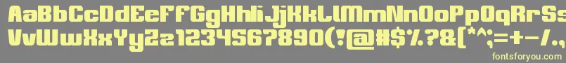 philosophy Font – Yellow Fonts on Gray Background