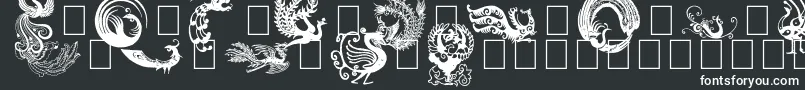 フォントPhoenix – 白い文字