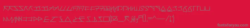 Подробнее о шрифте Aeridanishscript Шрифт Aeridanishscript – серые шрифты на красном фоне