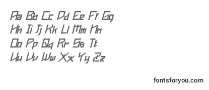Überblick über die Schriftart Phoenixians Italic
