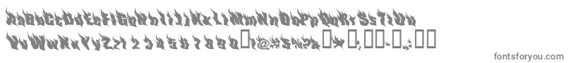 PhoenixTwo Font – Gray Fonts on White Background