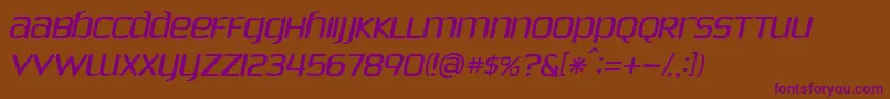 PHOESI   Font – Purple Fonts on Brown Background