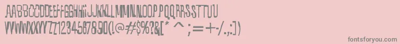 Шрифт QuixoticRegular – серые шрифты на розовом фоне