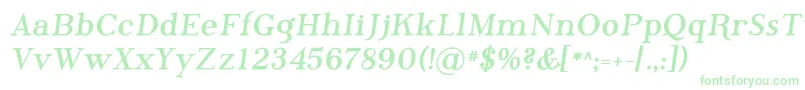 Phosb    Font – Green Fonts on White Background