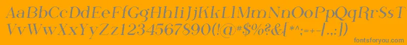 More about Phosf Font Phosf Font – Gray Fonts on Orange Background