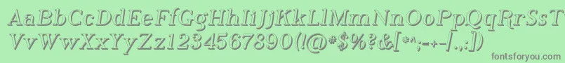 Phosh    Font – Gray Fonts on Green Background