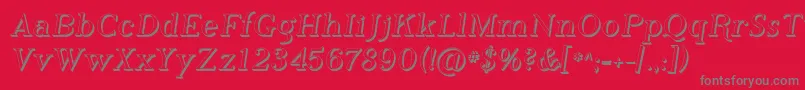 Phosh    Font – Gray Fonts on Red Background