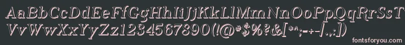 Phosh    Font – Pink Fonts on Black Background