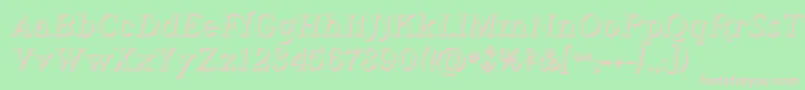 Phosh    Font – Pink Fonts on Green Background