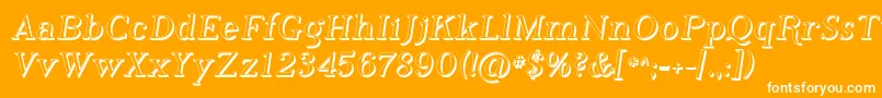 Phosh    Font – White Fonts on Orange Background
