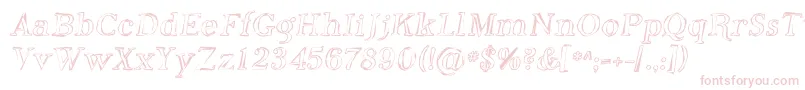 Phoso    Font – Pink Fonts on White Background