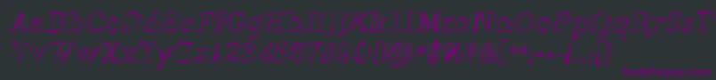 Phoso    Font – Purple Fonts on Black Background