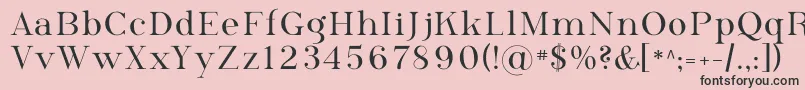 Phosph09 Font – Black Fonts on Pink Background