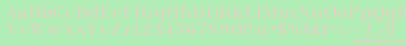 Phosph09 Font – Pink Fonts on Green Background