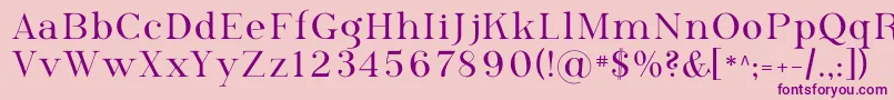 Phosph09 Font – Purple Fonts on Pink Background