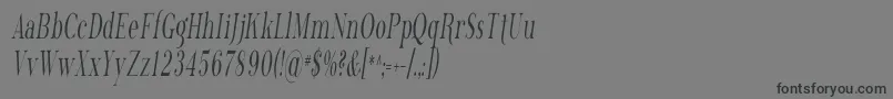 Phosph13 Font – Black Fonts on Gray Background