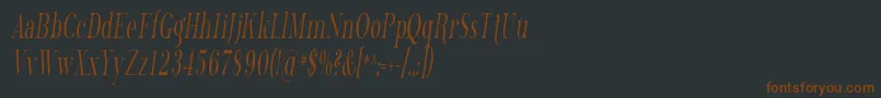 Phosph13 Font – Brown Fonts on Black Background
