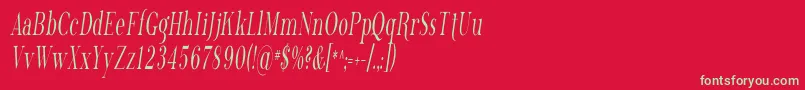 Phosph13 Font – Green Fonts on Red Background