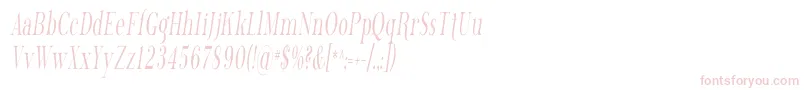 Phosph13-Schriftart – Rosa Schriften auf weißem Hintergrund