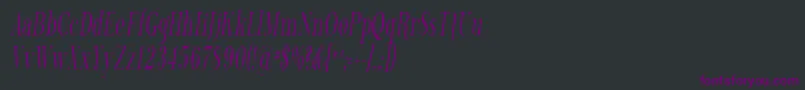 Phosph13 Font – Purple Fonts on Black Background