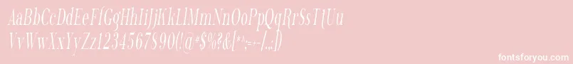 Fonte Phosph13 – fontes brancas em um fundo rosa