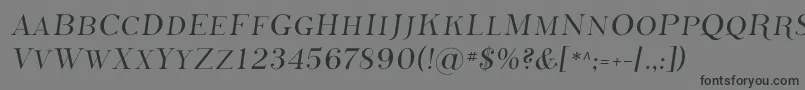 Phoss    Font – Black Fonts on Gray Background