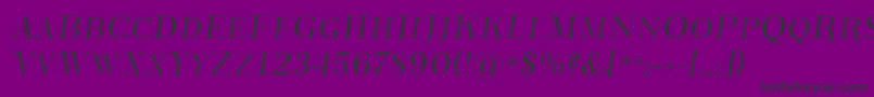 Phoss    Font – Black Fonts on Purple Background