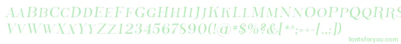 Phoss   -Schriftart – Grüne Schriften