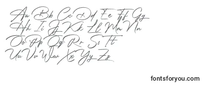 フォントPhotograph Signature