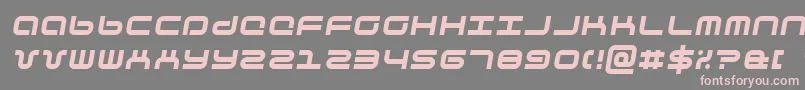 phuturai Font – Pink Fonts on Gray Background