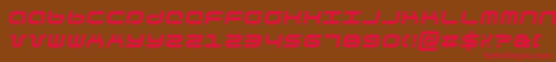 phuturai Font – Red Fonts on Brown Background
