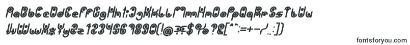 PHYTOPLANKTON Bold Italic-Schriftart – Rad-Schriften