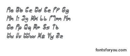 Schriftart PHYTOPLANKTON Bold Italic