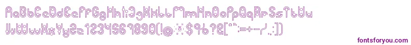 PHYTOPLANKTON Hollow Font – Purple Fonts