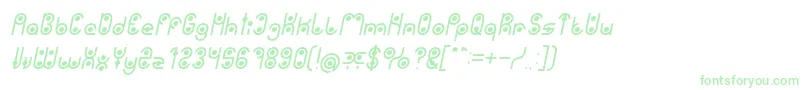 Weitere Informationen zur PHYTOPLANKTON Italic-Schriftart PHYTOPLANKTON Italic-Schriftart – Grüne Schriften