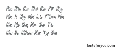 Schriftart PHYTOPLANKTON Italic