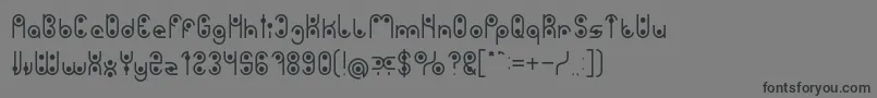 PHYTOPLANKTON Light Font – Black Fonts on Gray Background