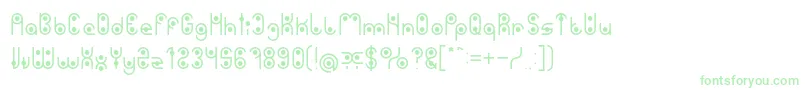 PHYTOPLANKTON Light-Schriftart – Grüne Schriften