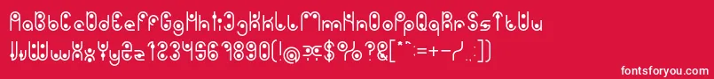 PHYTOPLANKTON Light Font – White Fonts on Red Background