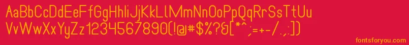 Lisätietoja Pianaforma-fontista Pianaforma-fontti – oranssit fontit punaisella taustalla