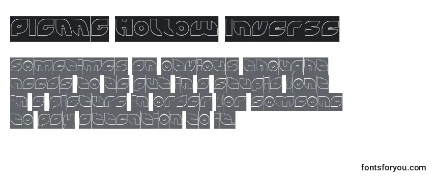PICAAE Hollow Inverse Font