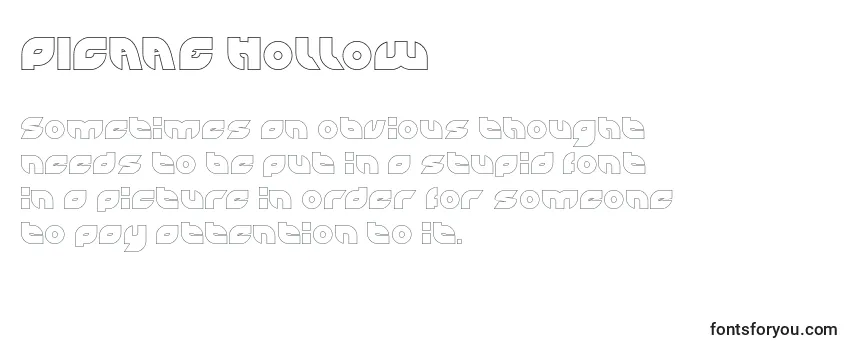 PICAAE Hollow Font