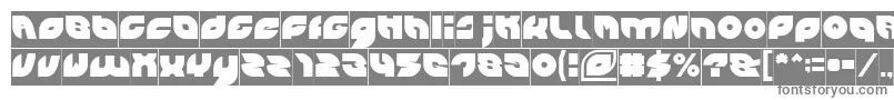 Шрифт PICAAE Inverse – серые шрифты