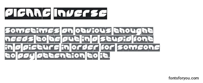 PICAAE Inverse Font