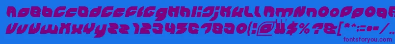 PICAAE Italic-fontti – violetit fontit sinisellä taustalla